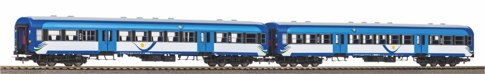 PIKO 28322 - H0 - 2-tlg. Set Nahverkehrswagen, PR, Ep. VI